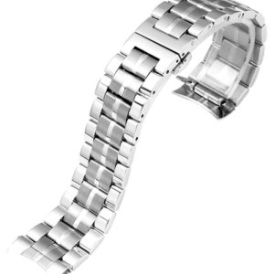 스틸 밴드 어댑티브 갤럭시워치6 정공 스테인리스 버클 케이스 40mm 44mm 실버