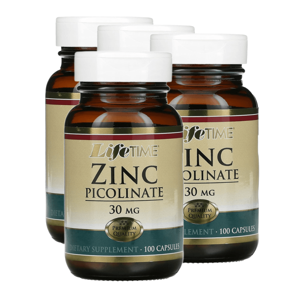 <b>아연</b> 피콜린산 30mg 100캡슐 3개묶음 LifeTime Vitamins 라이프타임비타민