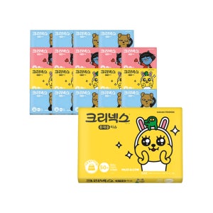크리넥스 여행용 티슈 카카오프렌즈 (색상랜덤) 50매, 20팩