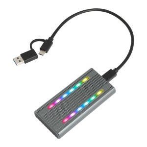 C타입 M.2 SSD 하드 외장케이스 USB3.1 NVME M키 NGFF SATA 리더기