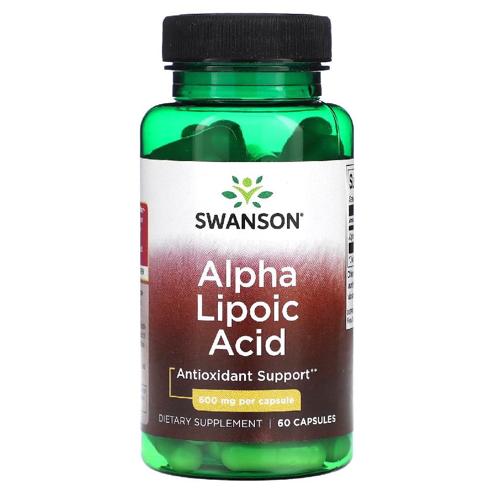 스완슨 알파리포산 R 리포산 600mg 60캡슐 Alpha Lipoic Acid