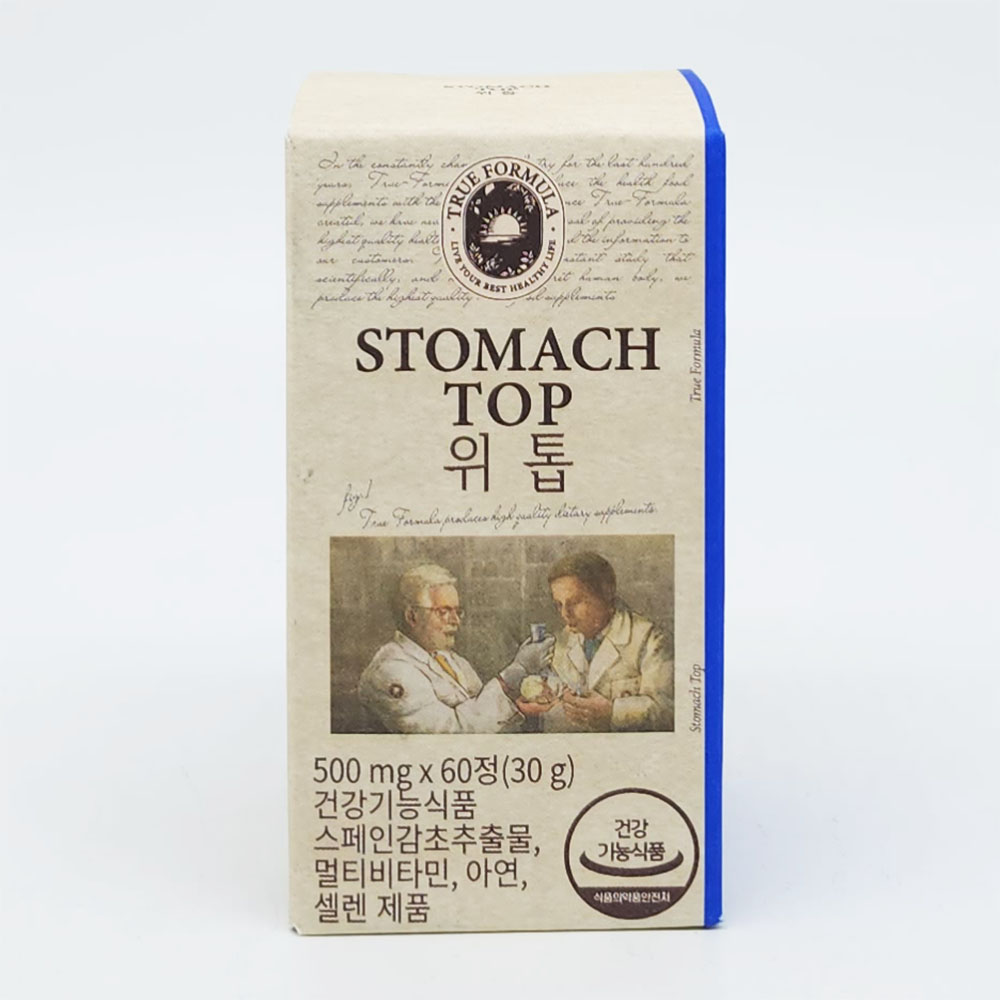 트루포뮬러 <b>위톱</b> 500mg x 60정 위건강