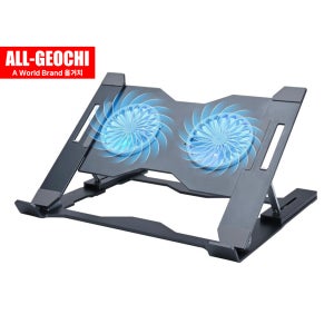 노트북쿨러 17인치 게이밍 노트북 쿨링 패드 쿨링팬 거치대 (2팬)