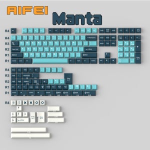 아이페이 만타 MANTA 키캡 173key 세트 체리 ABS 이중사출 AIFEI CMK
