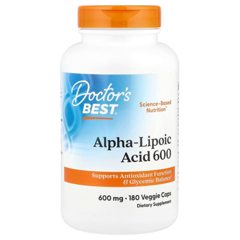 닥터스베스트 <b>알파리포산</b> Alpha Lipoic Acid <b>600mg</b> 180정 베지캡슐