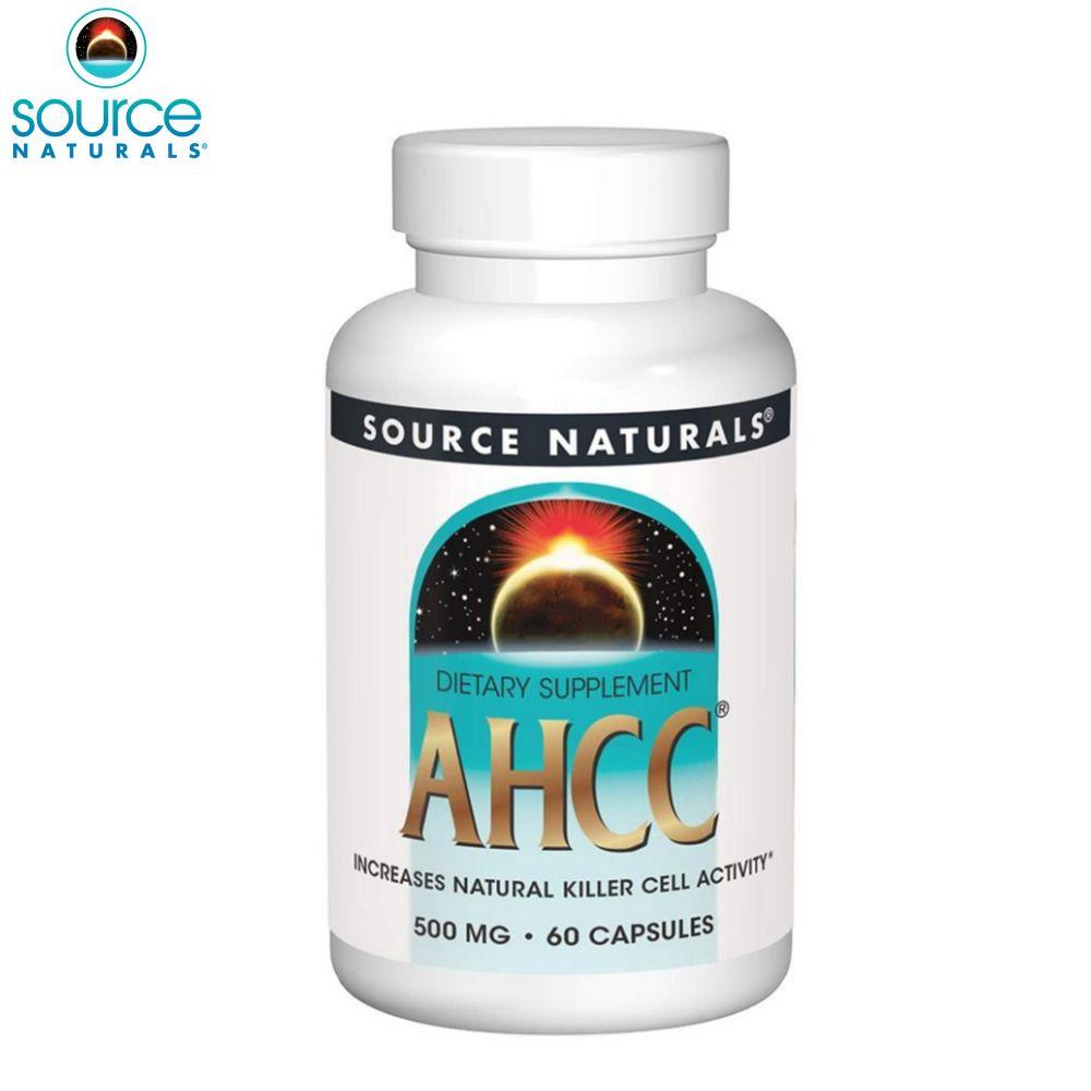 소스네츄럴 AHCC 500mg 60캡슐 표고버섯균사체