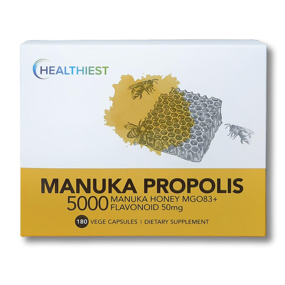 Healthiest 헬씨스트 마누카 <b>프로폴리스 5000</b> 120캡슐