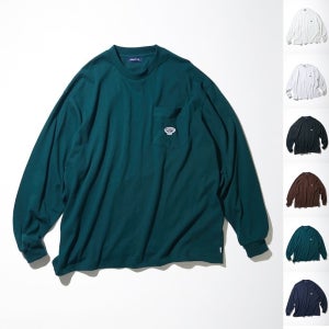 노티카 재팬 스몰 팻치 로고 포켓 긴팔 티셔츠 NAUTICA JAPAN