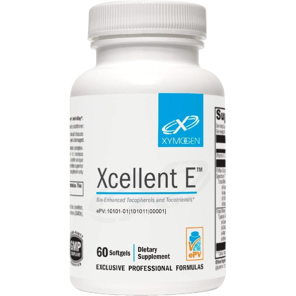 XYMOGEN 엑셀런트 E <b>비타민E</b> 보충제 토코페롤 토코트리에놀 60wjd