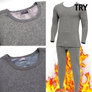 트라이 남성내복 두꺼운 보온메리 군인 남자 방한 기모 겨울내복 내의 상하의 세트