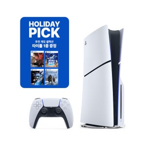 [타이틀 1종 증정] [PS5] 플레이스테이션 5 슬림 스탠다드 에디션 - 1TB