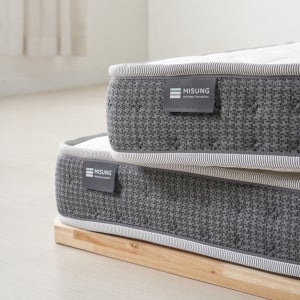 미성침대 슬림핏 본넬 스프링 침대 매트리스 원룸 복층 2층침대 바닥 얇은 슬림핏 S