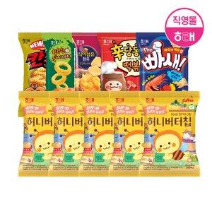 해태 허니버터칩 외 스낵 5개 골라담기