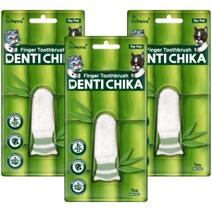 닥터페트라 친환경 고양이 손가락 칫솔 3세트