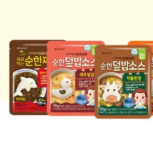 돌아기 유아식 반찬 시판 유아식 아기 볶음밥 덮밥소스 50g 3개