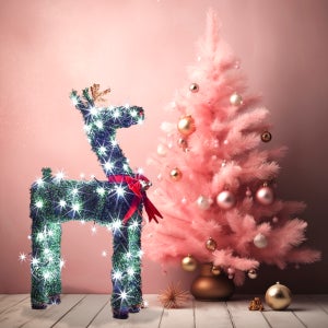 루돌프사슴트리 카페트리 성탄절꾸미기 인형 추리 어린이집 크리스마스츄리 매장 루돌프 60