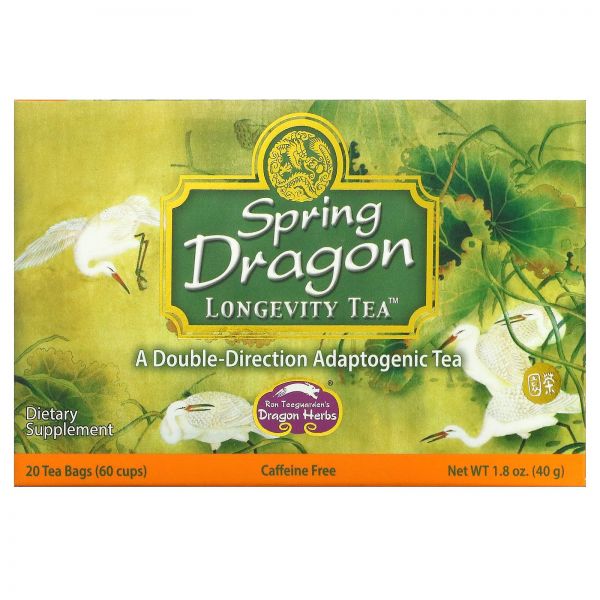 1+1 <b>드래곤 허브</b> Spring Dragon Longevity Tea 무카페인 20 티백