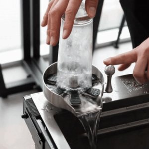아쿠아스톰 온수기능 씽크대 자동 회전 젖병 텀블러 컵 고압 세척기