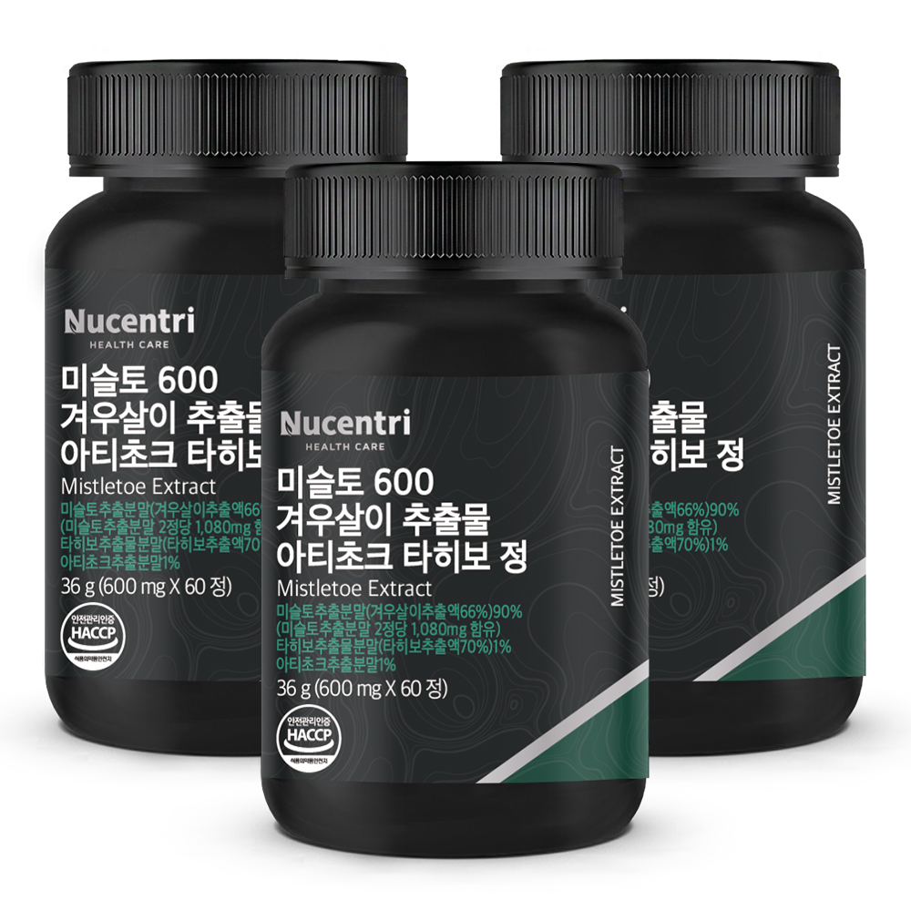 미슬토 겨우살이 추출물 국내산 참나무 효능 3박스