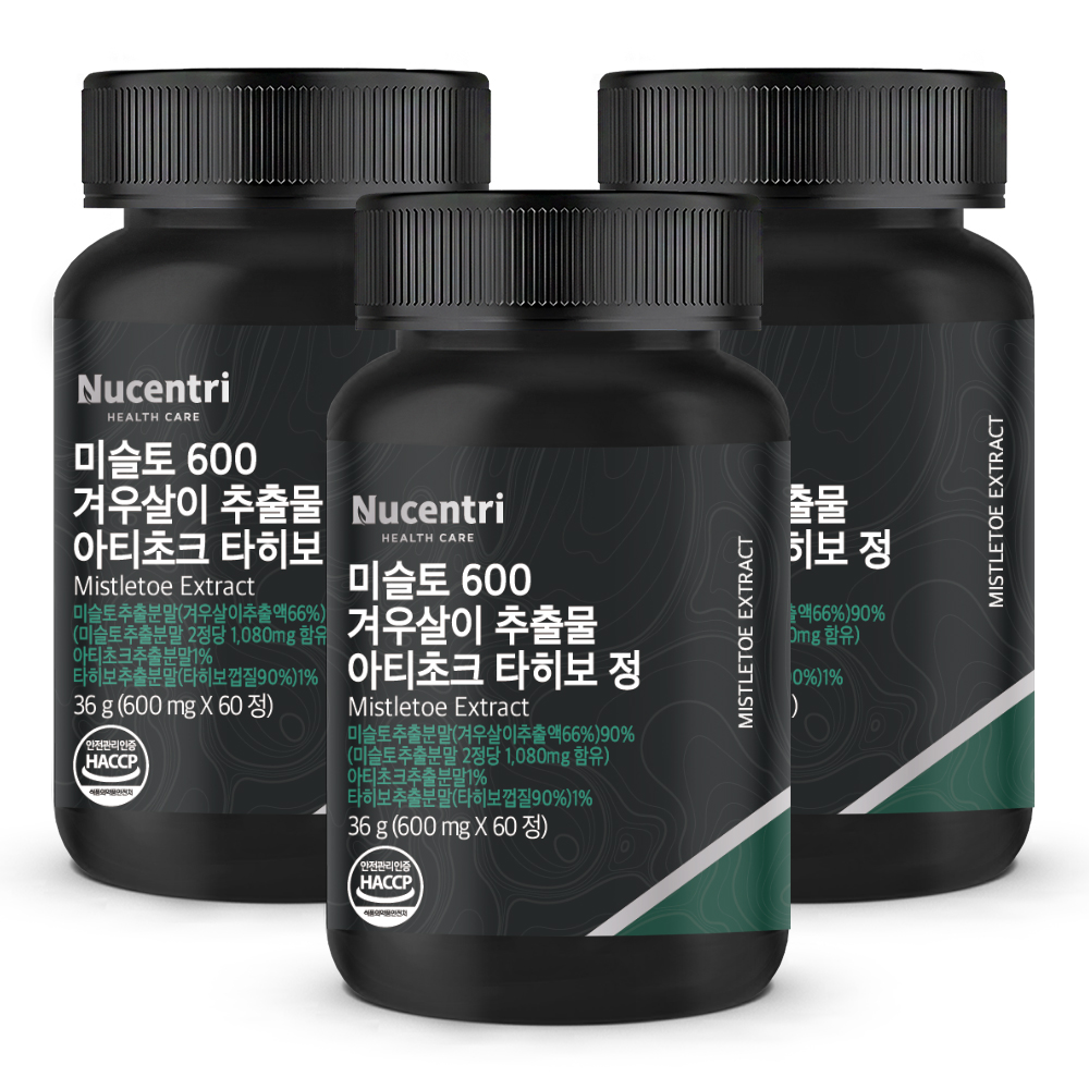 미슬토 겨우살이 추출물 국내산 참나무 효능 3박스