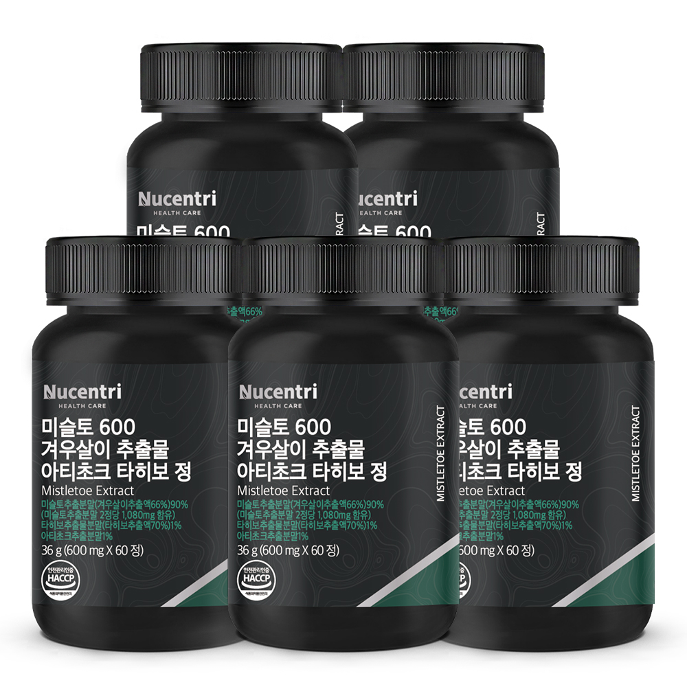 미슬토 겨우살이 추출물 국내산 참나무 효능 5박스