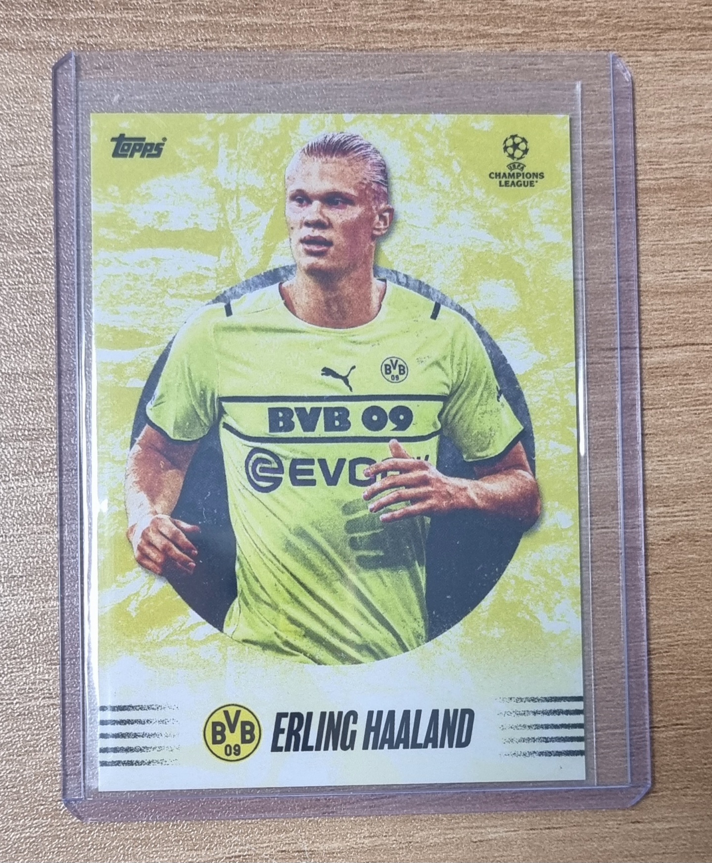 엘링 홀란드 2021 Topps UEFA Erling Haaland Toughest Opponent 홀란 축구 카드