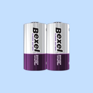 (NO마진)벡셀 C타입 건전지 2알