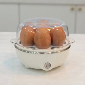 에버튼하우스 고르도 에그 쿠커 그레이 달걀찜기 그레이 화이트 계란 만두 호빵 찜요리