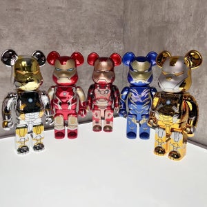 베어브릭 400% 마블 어벤져스 아이언맨 인테리어 장식 피규어 28cm