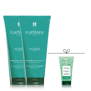 [르네휘테르] 아스테라 프레쉬 진정쿨링 샴푸 200ml 듀오(+포티샤샴푸 50ml 증정)