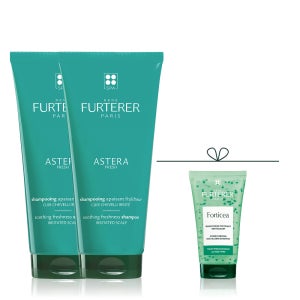 르네휘테르 아스테라 프레시 진정 & 쿨링 샴푸 200ml 듀오(+포티샤샴푸50ml증정)