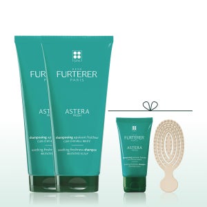 [네이버단독]르네휘테르 아스테라 프레시 진정 & 쿨링 샴푸 200ml 듀오(+미니볼륨브러쉬&아스테라샴푸50ml증정)