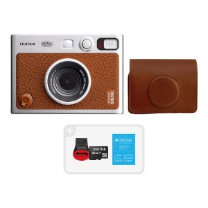 인스탁스 미니 에보 브라운 가죽케이스 패키지+선물SET/즉석카메라