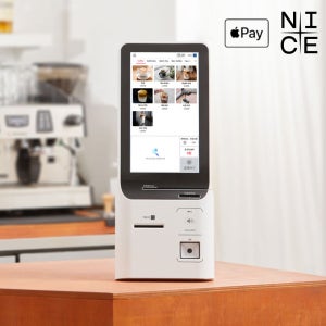 나이스정보통신 키오스크 애플페이 NFC 결제 가능 무인 주문기 NAK-10