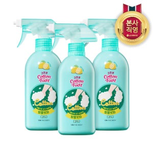 온더바디 코튼풋 발을씻자 풋샴푸 385ml 레몬 3개