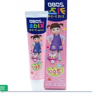 어린이불소치약 유아치약 초등학생 치약 아기 키즈 2080