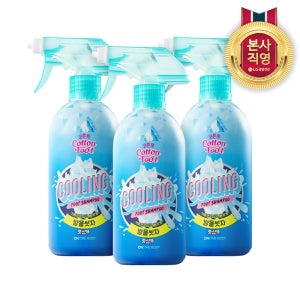 온더바디 코튼풋 발을씻자 풋샴푸 385ml 쿨링 3개