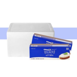 엘로이 크림치즈 1.36kg x 10개 아이스박스포함 1박스 대용량 동서 미국산 노마진