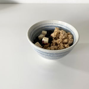 눈꽃 디저트 볼 요거트 과일 감성 도자기 그릇