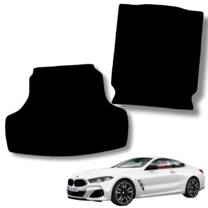 BMW 8시리즈 매트 논슬립 풀커버 차량용 고무 트렁크매트 블랙(엣지포함) 5인승