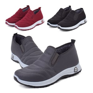 딕슈 퍼 안감 남녀공용 방한화 누빔 방한 슬립온