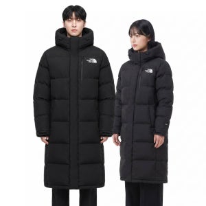 노스페이스 롱패딩 여성 남성 하이브리드 덕다운