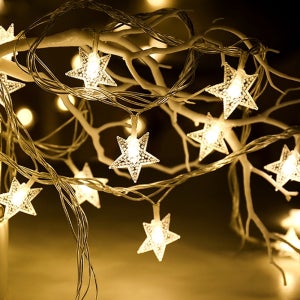 80구 LED 별 가랜드 전구10M 릴레이전구 별장식