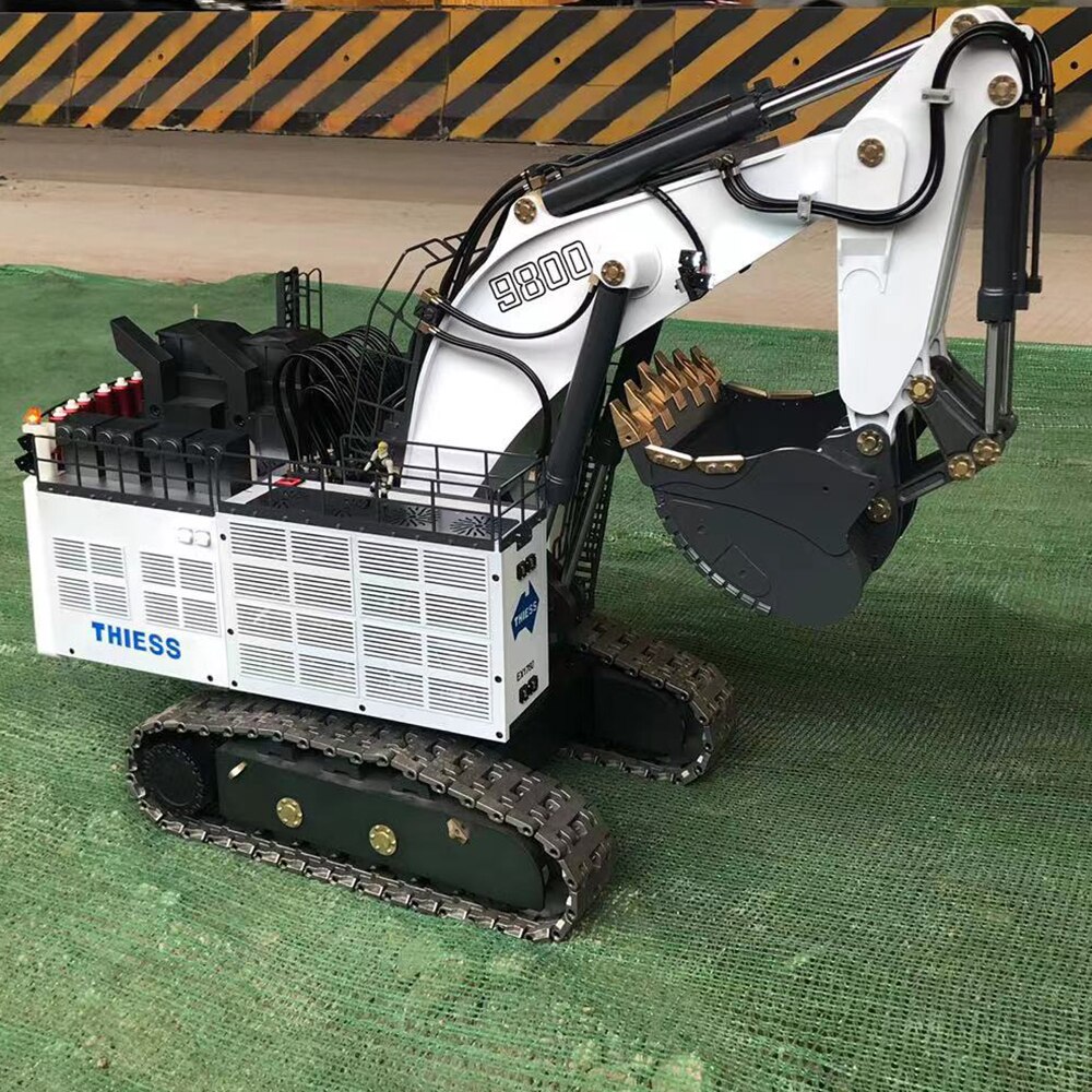RC 유압 굴삭기 모델 R 9800 Liebherr 헤비 듀티 마이닝 금속