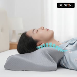 닥터스파인 목이편한 메모리폼 경추베개 낮은 일자목 목디스크 거북목 목주름 숙면 기능성