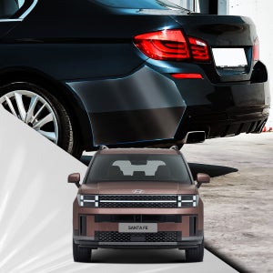 디테일링보호필름 현대 싼타페 리어 범퍼 사이드 PPF