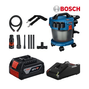 보쉬 무선 업소용 청소기 GAS18V-10L 5.0Ah 세트 건습식 진공청소기