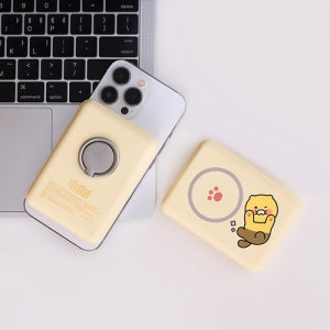 춘식이 10,000mah 맥세이프 스탠드형 보조배터리 발라당