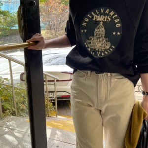 bronze 브론즈 파리 기모 하프 폴라 터틀넥 맨투맨 3color