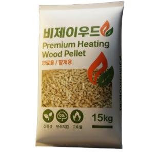 우드펠릿 15kg소포장 975kg (65포)